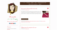 Desktop Screenshot of mariquillacostura.com