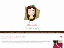 Tablet Screenshot of mariquillacostura.com